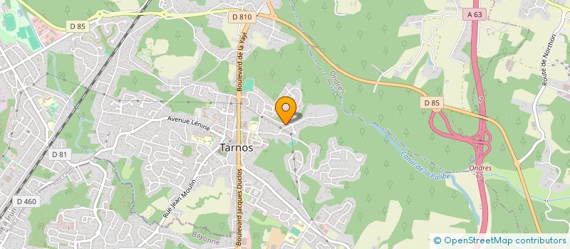 localisation de l'entreprise 797 789 864   TARNOS