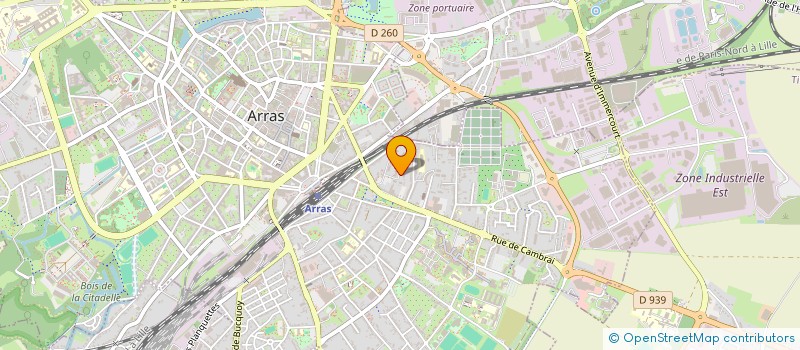 localisation de l'entreprise 797 792 025  à ARRAS