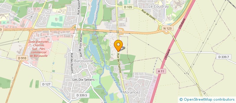 localisation de l'entreprise 797 799 871 à MORANCEZ