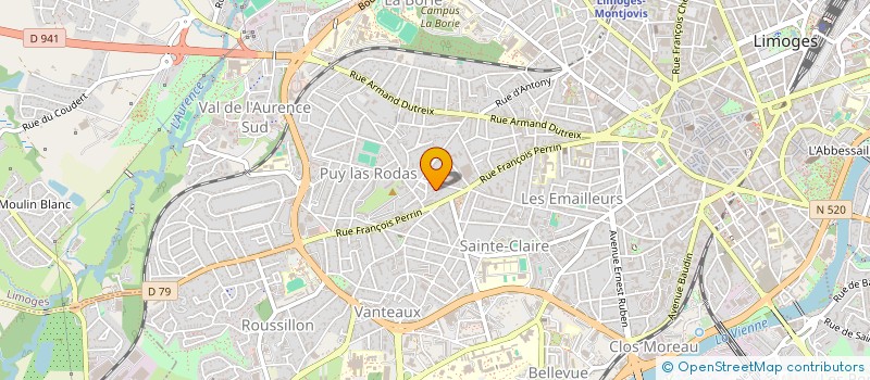 localisation de l'entreprise 797 898 780 à LIMOGES