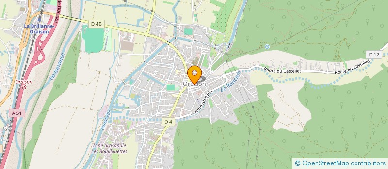 localisation de l'entreprise 797 952 579   ORAISON