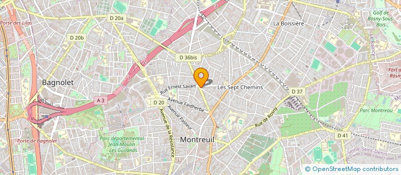 localisation de l'entreprise 798 004 362 à MONTREUIL