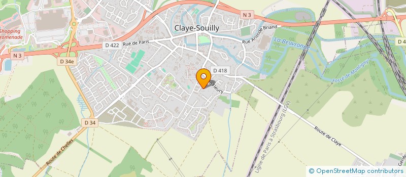 localisation de l'entreprise 798 022 778   CLAYE-SOUILLY