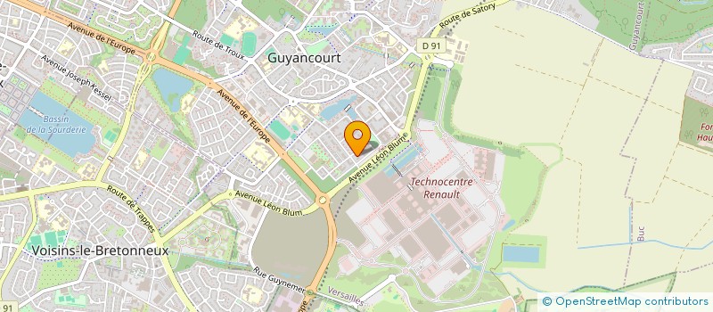 localisation de l'entreprise 798 023 453   JOUARS-PONTCHARTRAIN