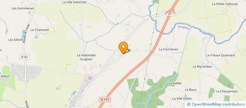 localisation de l'entreprise 798 026 902   GUIGNEN