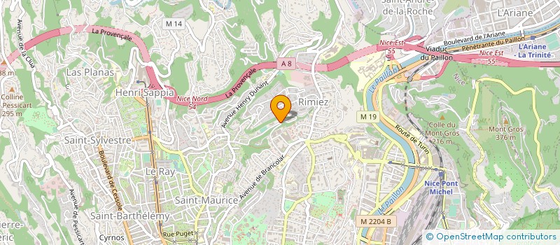localisation de l'entreprise 798 029 971 à NICE