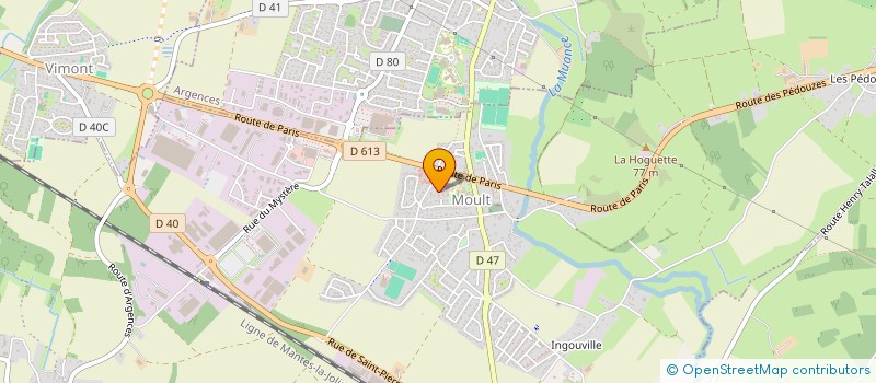 localisation de l'entreprise 798 040 580   MOULT-CHICHEBOVILLE