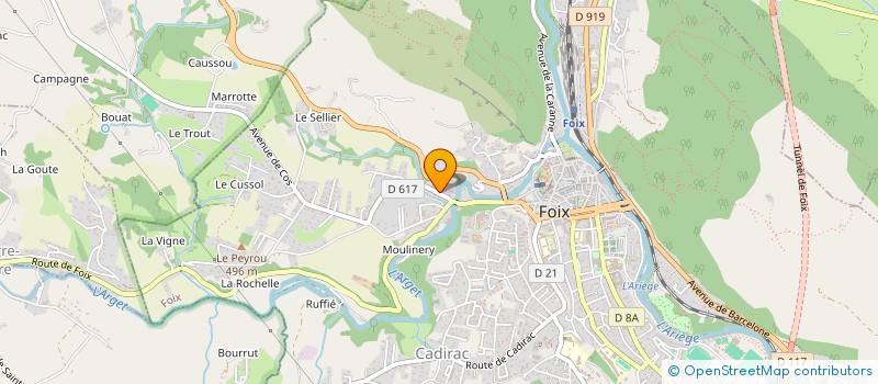 localisation de l'entreprise 798 086 401   FERRIERES-SUR-ARIEGE