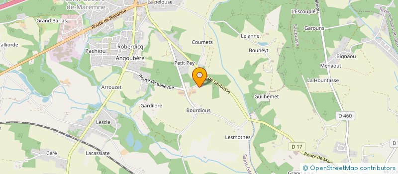 localisation de l'entreprise 798 103 362   SAINTE-MARIE-DE-GOSSE