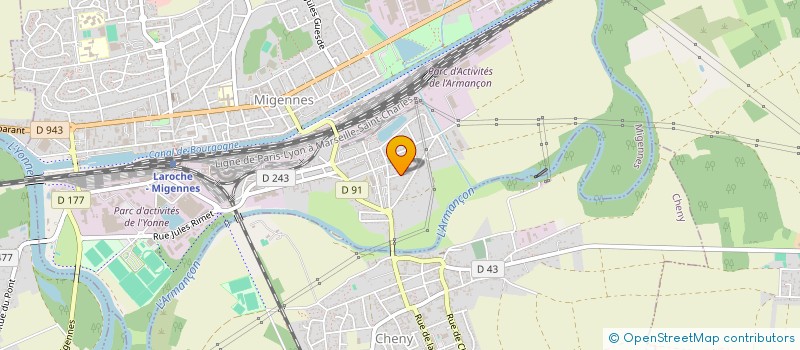 localisation de l'entreprise 798 111 662 à JOIGNY