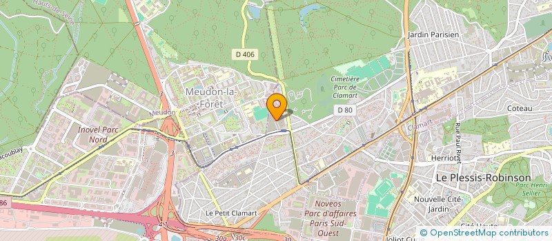 localisation de l'entreprise 798 120 341 à CLAMART