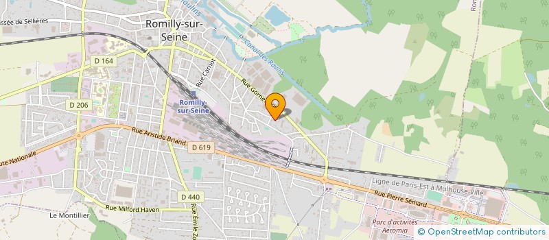 localisation de l'entreprise 798 128 765 à ROMILLY-SUR-SEINE