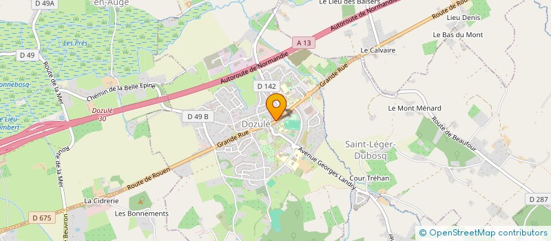 localisation de l'entreprise 798 161 717 à DOZULE