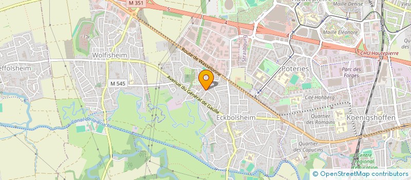 localisation de l'entreprise 798 163 325 à STRASBOURG