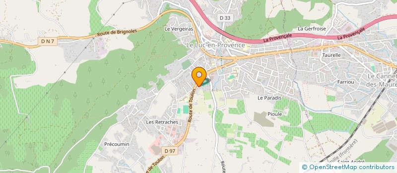 localisation de l'entreprise 798 170 650   TOULON