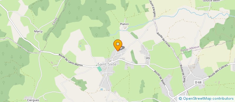 localisation de l'entreprise 798 202 990   SAINT-SIXTE
