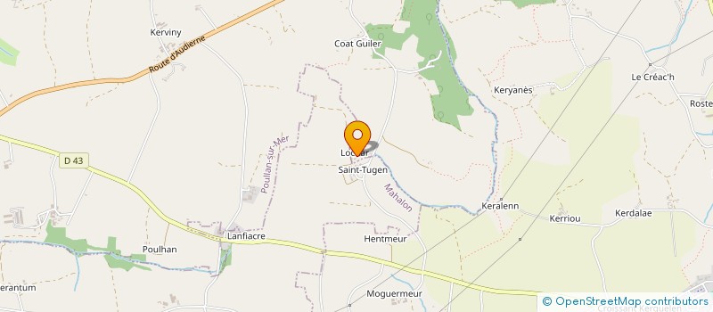 localisation de l'entreprise 798 205 662   POULLAN-SUR-MER