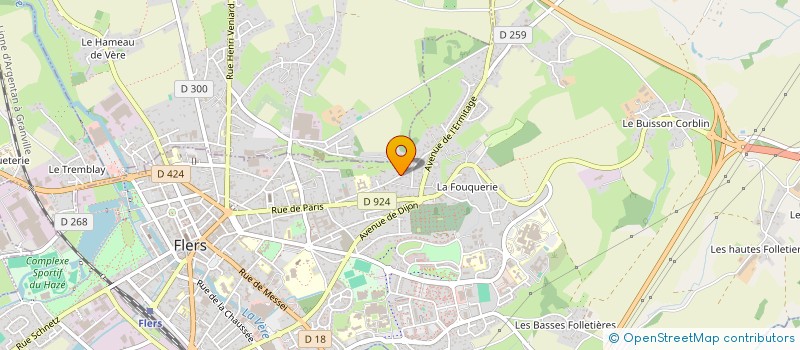 localisation de l'entreprise 798 237 582 à FLERS