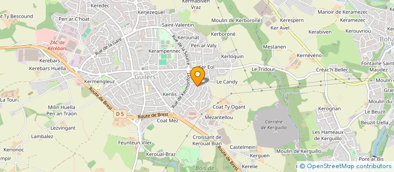 localisation de l'entreprise 798 268 942 à BREST