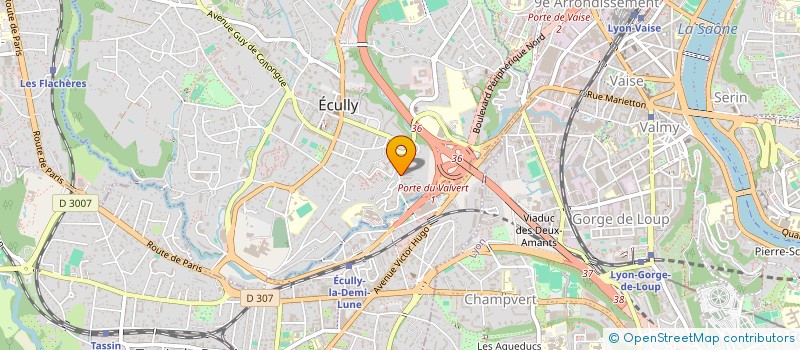 localisation de l'entreprise 798 316 618   CHAMPAGNE-AU-MONT-D'OR