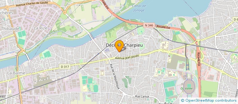 localisation de l'entreprise 798 336 087   DECINES-CHARPIEU