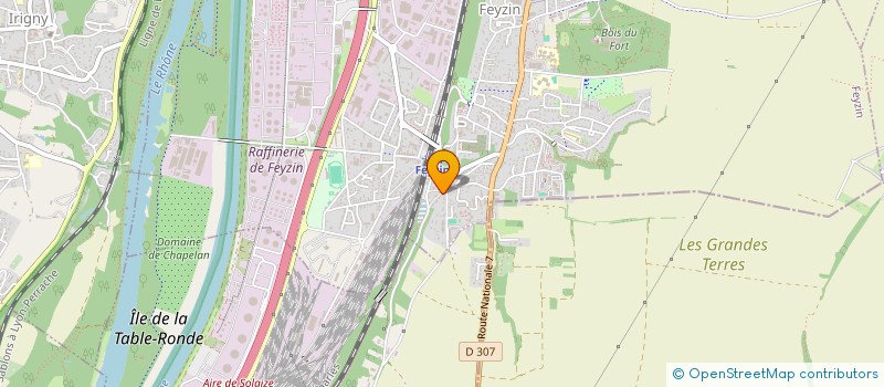 localisation de l'entreprise 798 391 389  à CORBAS