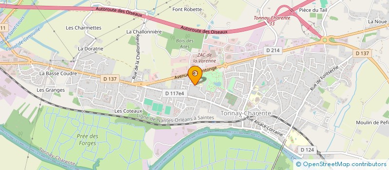 localisation de l'entreprise 798 400 909   TONNAY-CHARENTE