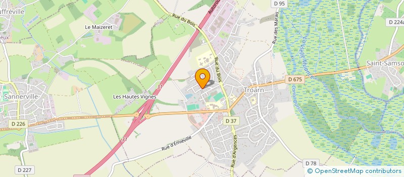 localisation de l'entreprise 798 404 976   TROARN