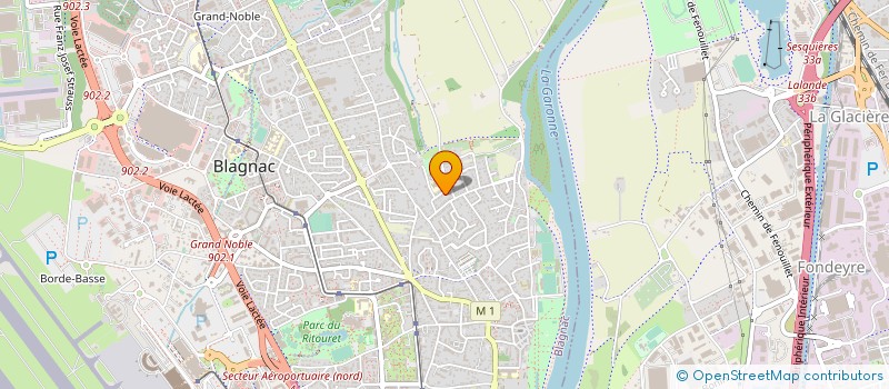 localisation de l'entreprise 798 405 882   BLAGNAC