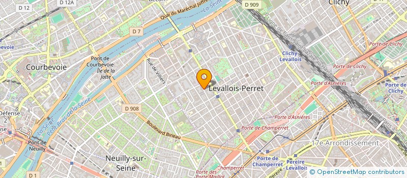 localisation de l'entreprise 798 465 456 à LEVALLOIS-PERRET
