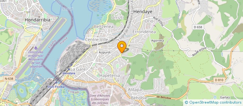 localisation de l'entreprise 798 483 368   HENDAYE