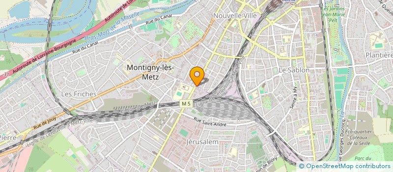 localisation de l'entreprise 798 496 519   METZ