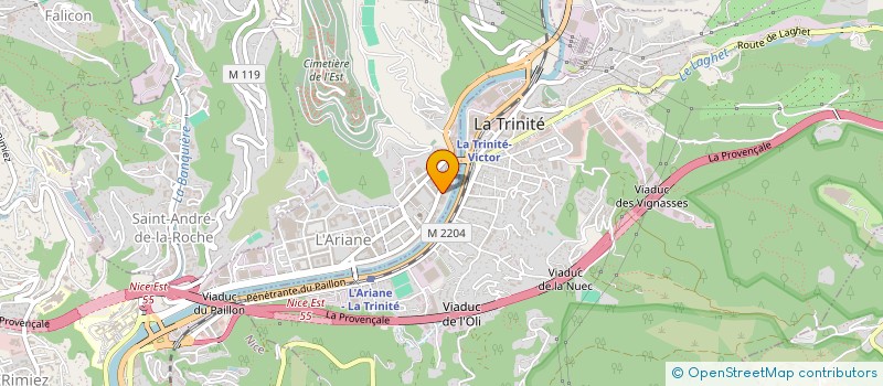 localisation de l'entreprise 798 504 601   NICE