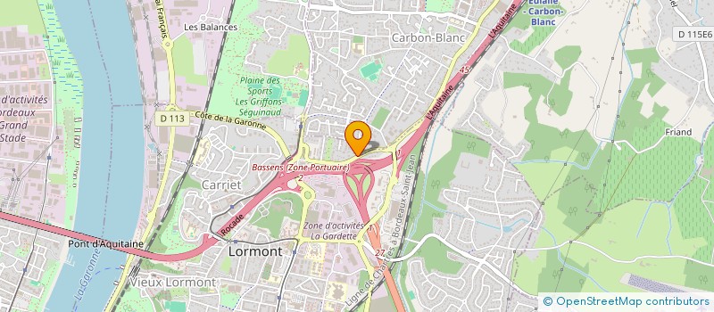 localisation de l'entreprise 798 513 602 à LORMONT