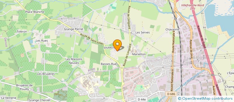 localisation de l'entreprise 798 522 215   JASSANS-RIOTTIER