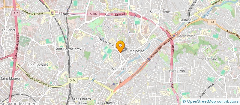 localisation de l'entreprise 798 556 890   MARSEILLE