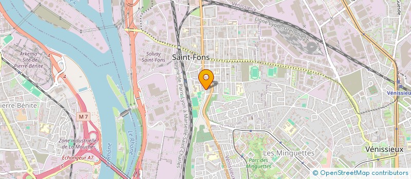 localisation de l'entreprise 798 563 557   SAINT-FONS