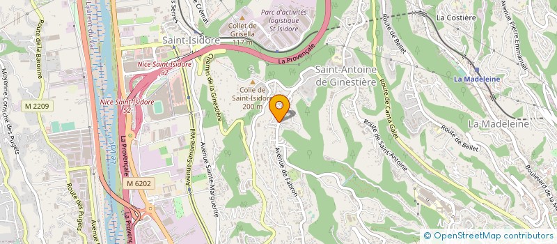 localisation de l'entreprise 798 565 164 à NICE