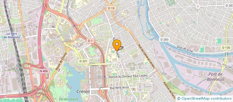 localisation de l'entreprise 798 568 614   CRETEIL