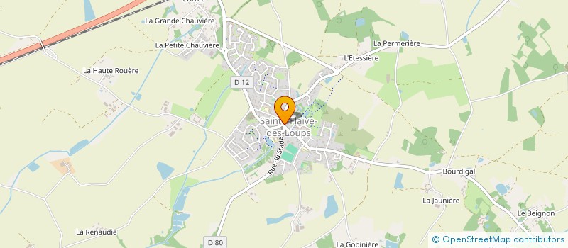 localisation de l'entreprise 798 588 547   SAINTE-FLAIVE-DES-LOUPS