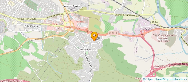 localisation de l'entreprise 798 598 157 à CARCASSONNE