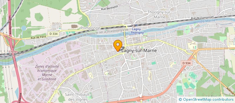 localisation de l'entreprise 798 600 334   LAGNY-SUR-MARNE