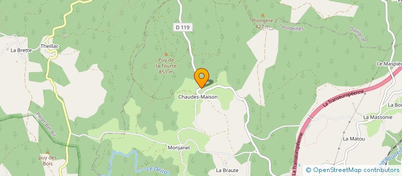 localisation de l'entreprise 798 616 074 à MEYMAC