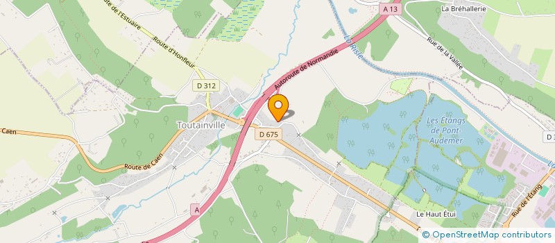 localisation de l'entreprise 798 616 355   TOUTAINVILLE