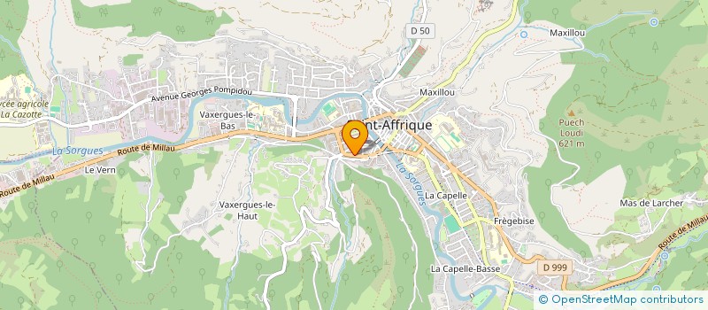 localisation de l'entreprise 798 634 978   SAINT-AFFRIQUE