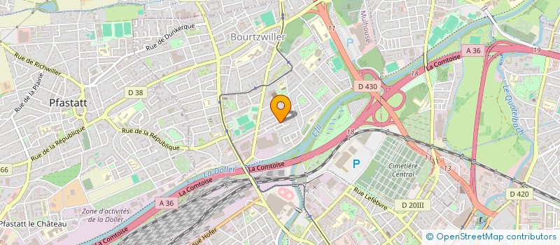 localisation de l'entreprise 798 638 821   MULHOUSE