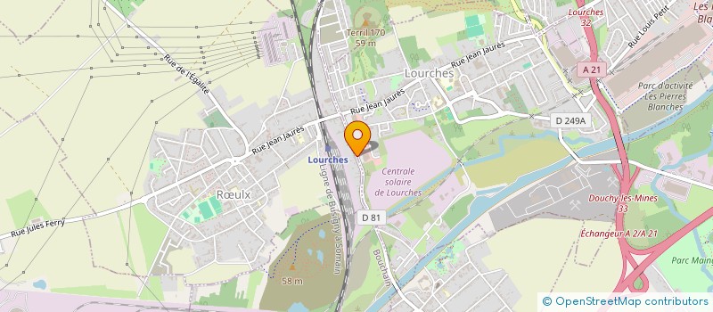 localisation de l'entreprise 798 641 908   LOURCHES