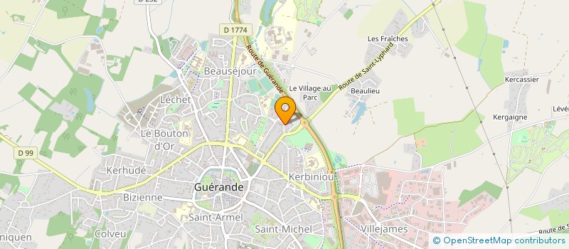 localisation de l'entreprise 798 671 954   GUERANDE