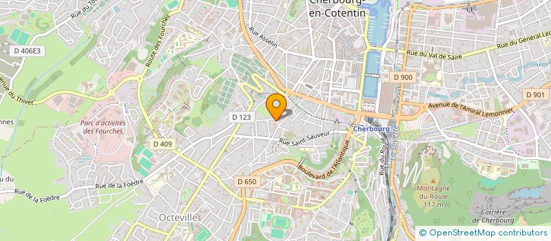 localisation de l'entreprise 798 699 005   CHERBOURG-EN-COTENTIN