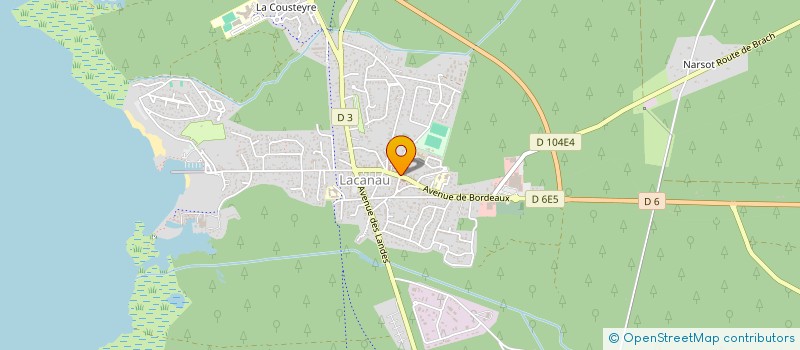 localisation de l'entreprise 798 707 907   CARCANS